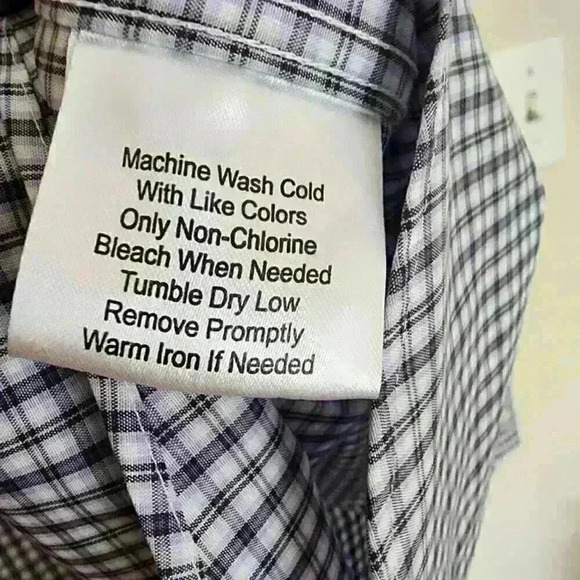 Egara Men's Long Sleeve Button Down Shirt 2XLT Gray Lavender Casual Office Fall - Picture 10 of 10